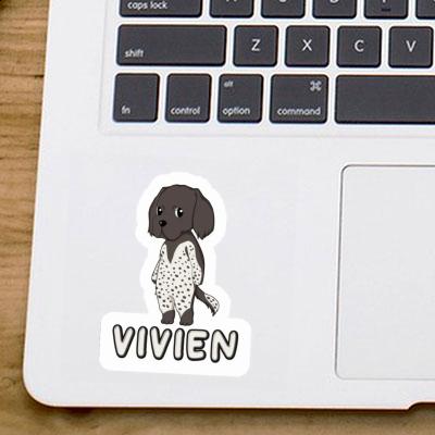 Aufkleber Vivien Münsterländer Laptop Image