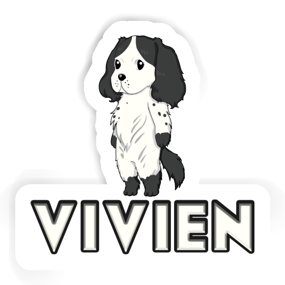 Spaniel Sticker Vivien Laptop Image