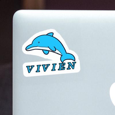 Sticker Vivien Dolphin Laptop Image