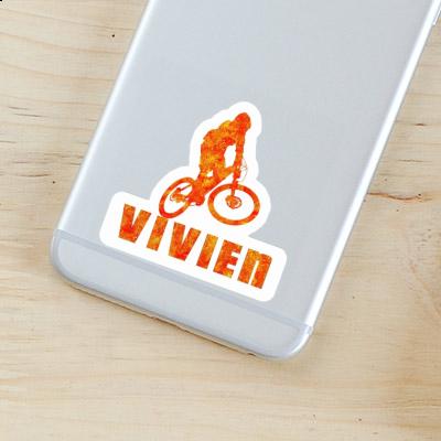 Sticker Downhiller Vivien Laptop Image