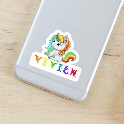 Vivien Sticker Unicorn Notebook Image