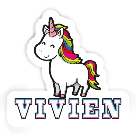 Unicorn Sticker Vivien Image