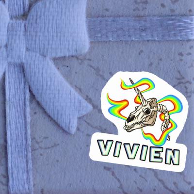 Sticker Vivien Unicorn Skull Gift package Image