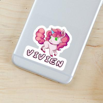 Autocollant Licorne Vivien Notebook Image