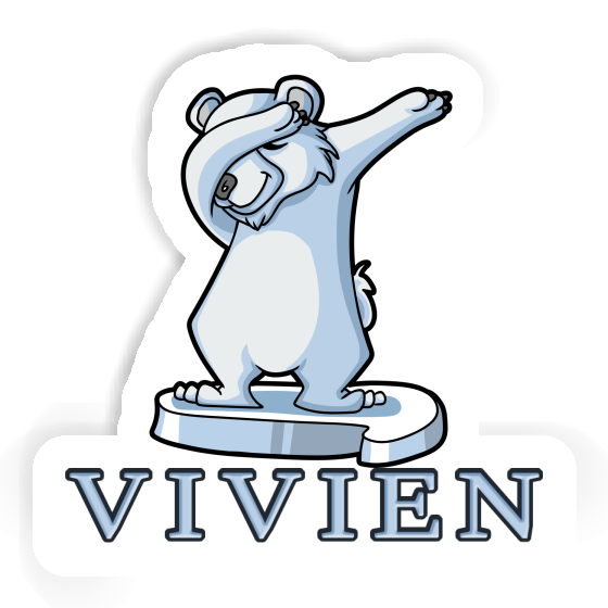 Polar Bear Sticker Vivien Laptop Image