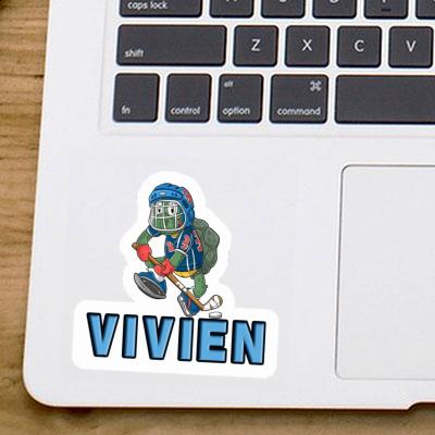 Eishockeyspieler Aufkleber Vivien Gift package Image