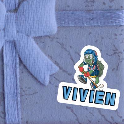 Eishockeyspieler Aufkleber Vivien Notebook Image