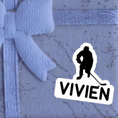 Autocollant Joueur de hockey Vivien Notebook Image