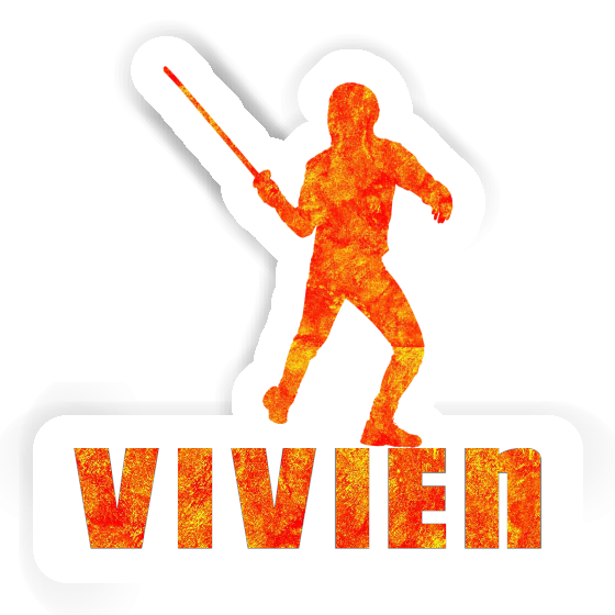 Sticker Vivien Fencer Laptop Image