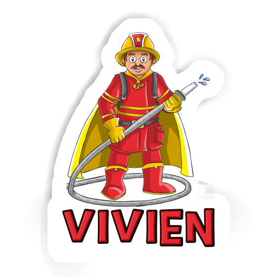 Autocollant Vivien Pompier Notebook Image