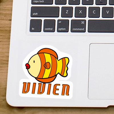 Fish Sticker Vivien Laptop Image