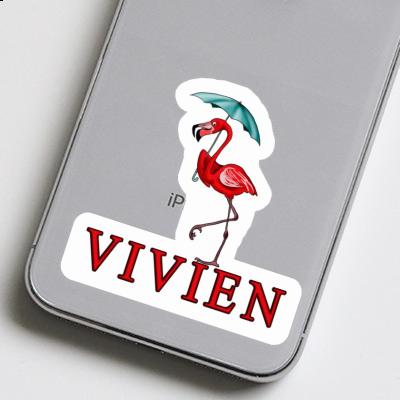 Flamingo Sticker Vivien Notebook Image