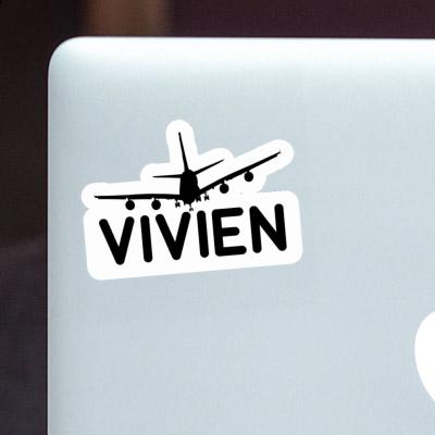 Autocollant Avion Vivien Image