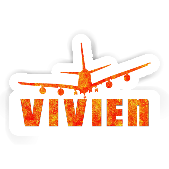 Airplane Sticker Vivien Image