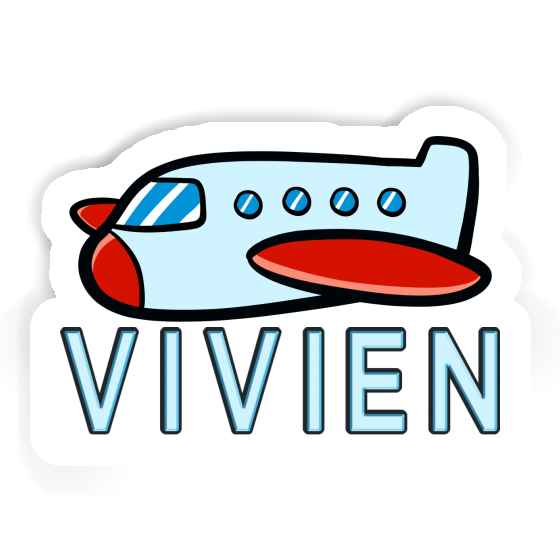 Airplane Sticker Vivien Laptop Image