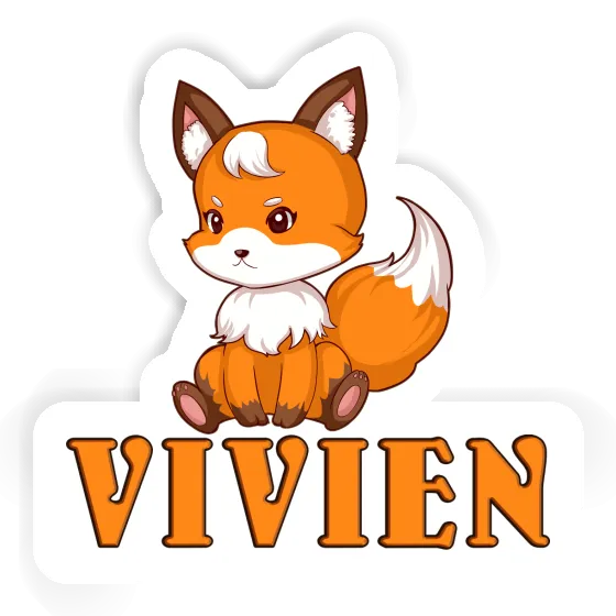 Fox Sticker Vivien Laptop Image