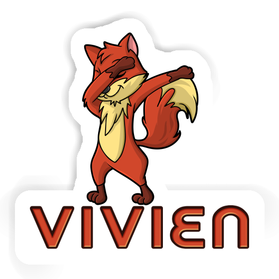 Sticker Vivien Fox Laptop Image