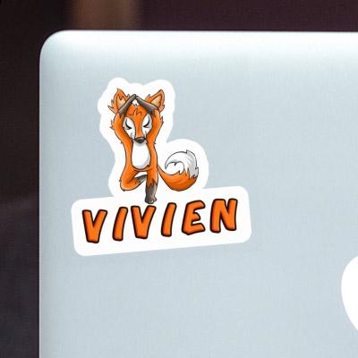 Yoga Fuchs Sticker Vivien Notebook Image