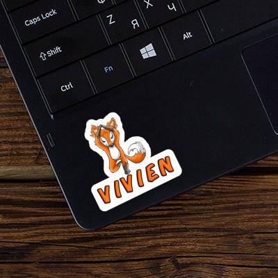 Yoga Fox Sticker Vivien Laptop Image