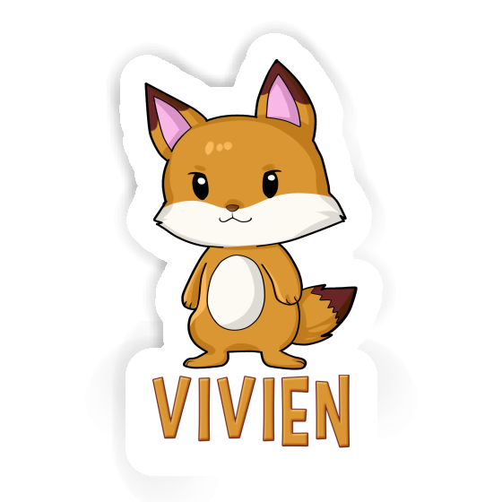 Sticker Fox Vivien Laptop Image