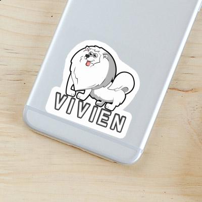 Sticker Vivien German Spitz Laptop Image