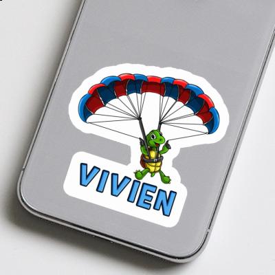 Vivien Sticker Paraglider Notebook Image