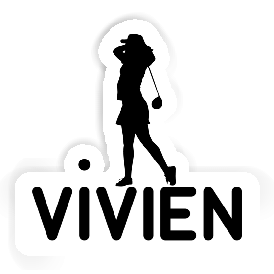 Sticker Vivien Golfer Image