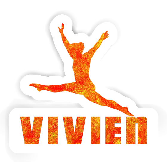 Vivien Sticker Gymnast Notebook Image