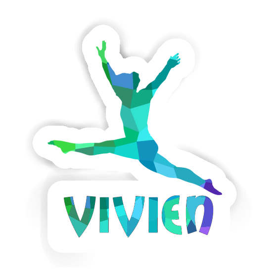 Vivien Sticker Gymnast Notebook Image