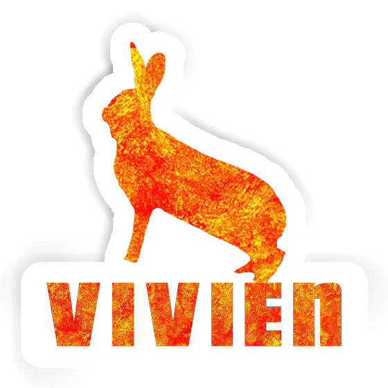 Rabbit Sticker Vivien Notebook Image