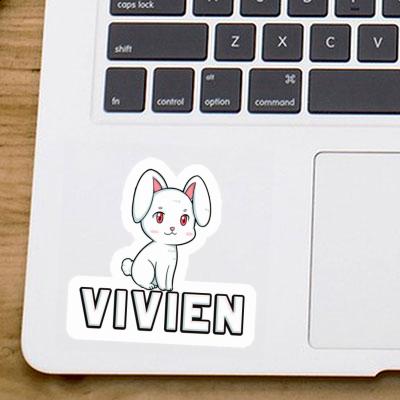 Aufkleber Vivien Osterhase Laptop Image