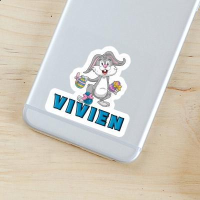 Sticker Vivien Easter Bunny Gift package Image