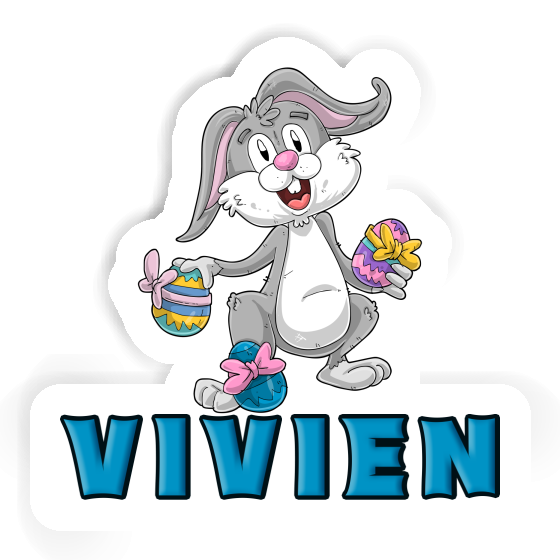 Sticker Vivien Easter Bunny Laptop Image