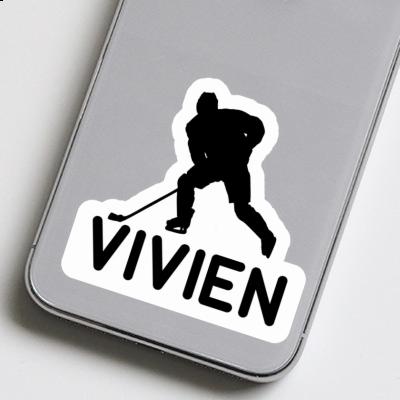 Eishockeyspieler Sticker Vivien Laptop Image