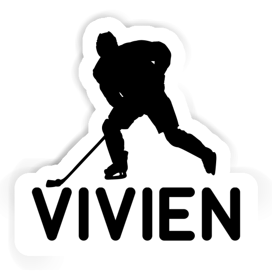 Eishockeyspieler Sticker Vivien Notebook Image