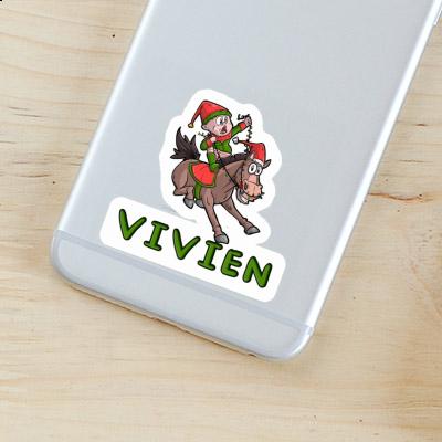 Sticker Christmas Horse Vivien Gift package Image