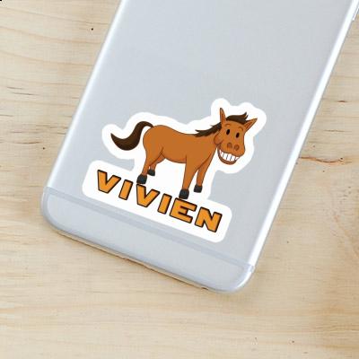 Grinning Horse Sticker Vivien Notebook Image