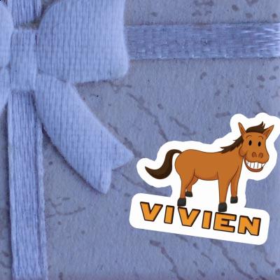 Vivien Autocollant Cheval Laptop Image