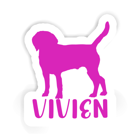 Chien Autocollant Vivien Notebook Image