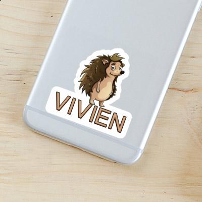 Hedgehog Sticker Vivien Laptop Image