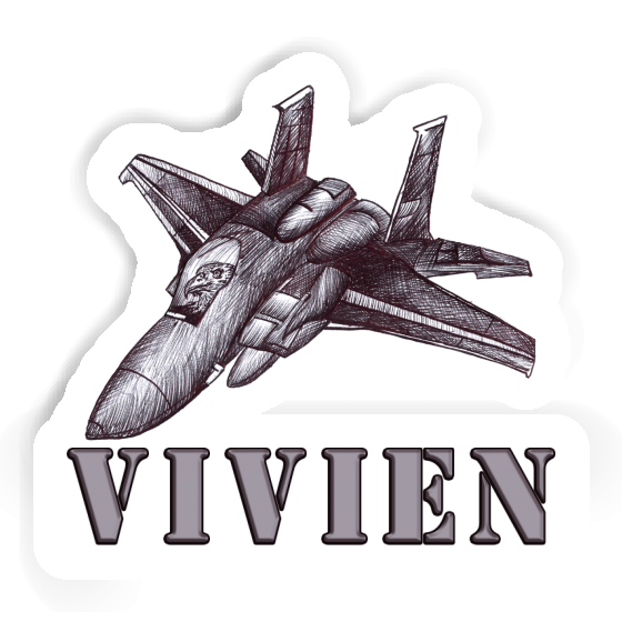 Vivien Autocollant Jet Laptop Image