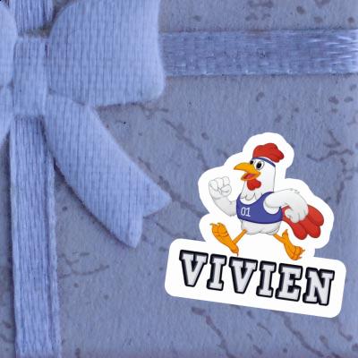 Sticker Vivien Chicken Notebook Image