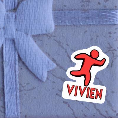 Vivien Sticker Läufer Laptop Image