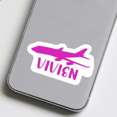 Aufkleber Vivien Jumbo-Jet Laptop Image