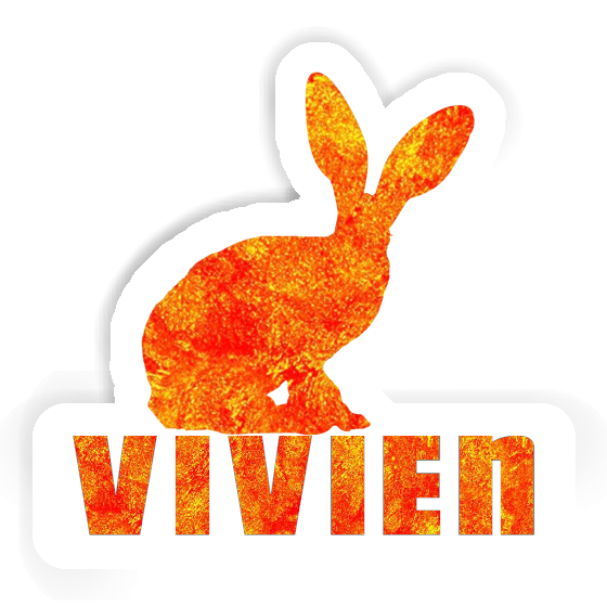 Vivien Sticker Rabbit Laptop Image