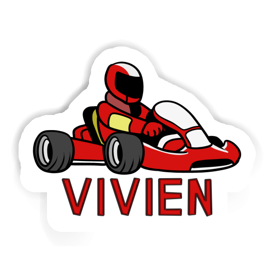 Sticker Vivien Kart Laptop Image