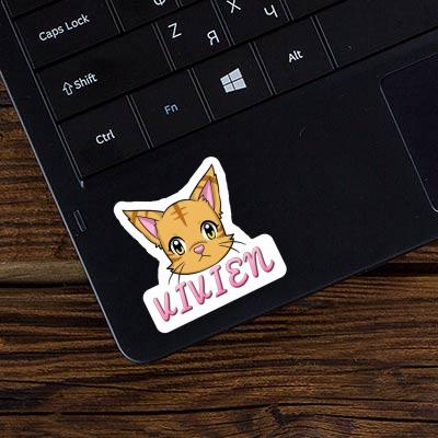 Cat Sticker Vivien Notebook Image