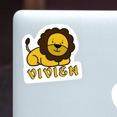 Lion Autocollant Vivien Notebook Image