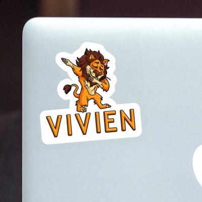 Sticker Lion Vivien Laptop Image