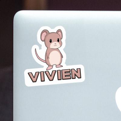 Vivien Autocollant Souris Laptop Image